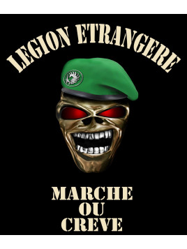 T-Shirt Légion étrangère "Marche ou crève" (Paratrooper Inc)