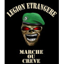 T-Shirt Légion étrangère "Marche ou crève" (Paratrooper Inc)