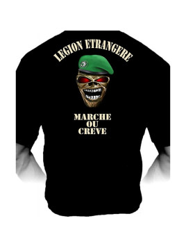 T-Shirt Légion étrangère "Marche ou crève" (Paratrooper Inc)