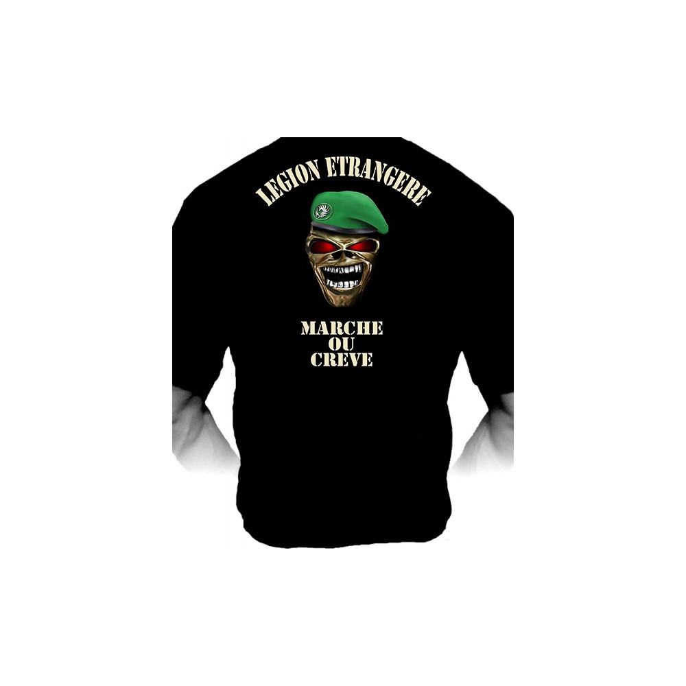 T-Shirt Légion étrangère "Marche ou crève" (Paratrooper Inc) T-Shirt Légion étrangère "Marche ou crève" (Paratrooper Inc)