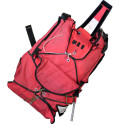 Voilures (2) de parachute ROUGE style parapente + sac