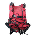 Voilures (2) de parachute ROUGE style parapente + sac