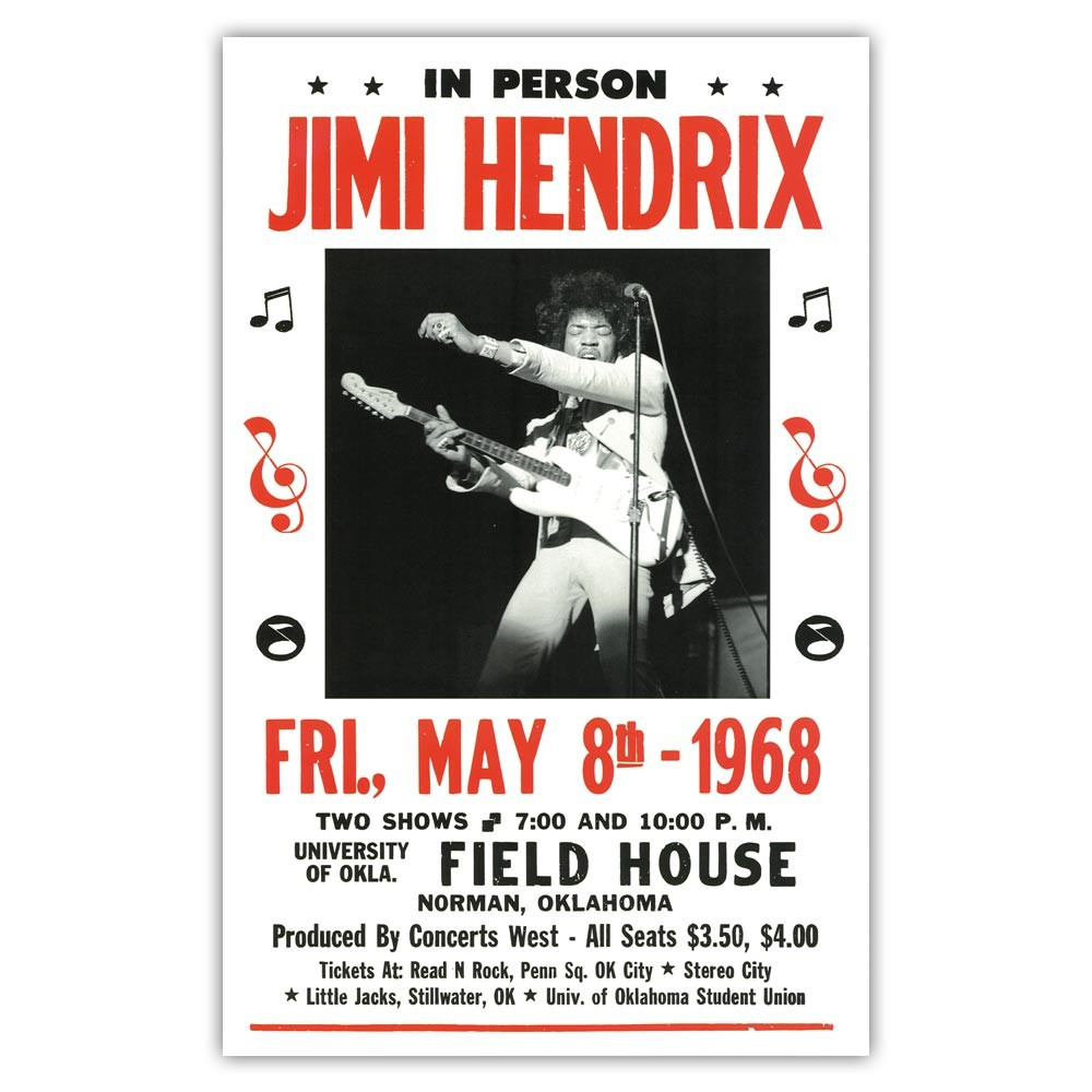 Affiche Jimi Hendrix