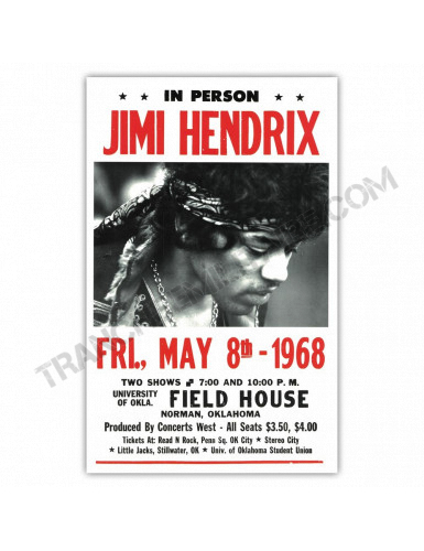 Affiche Jimi Hendrix