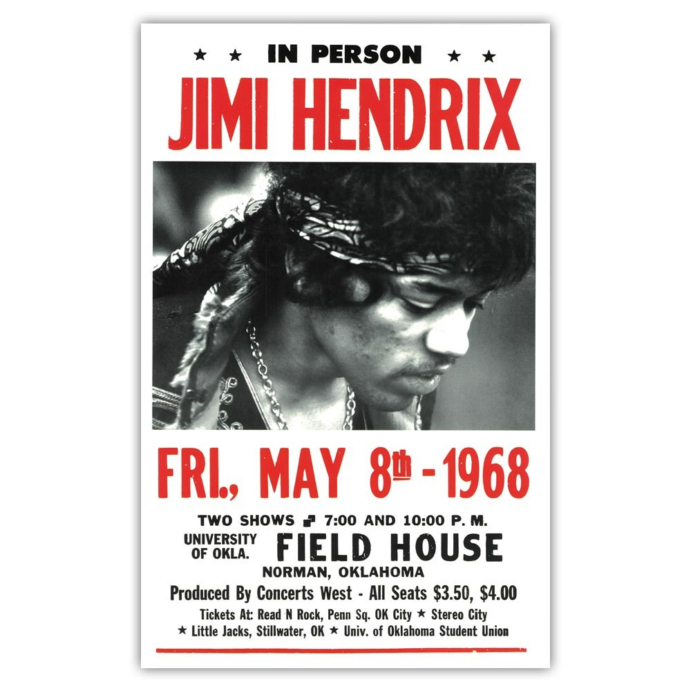 Affiche Jimi Hendrix