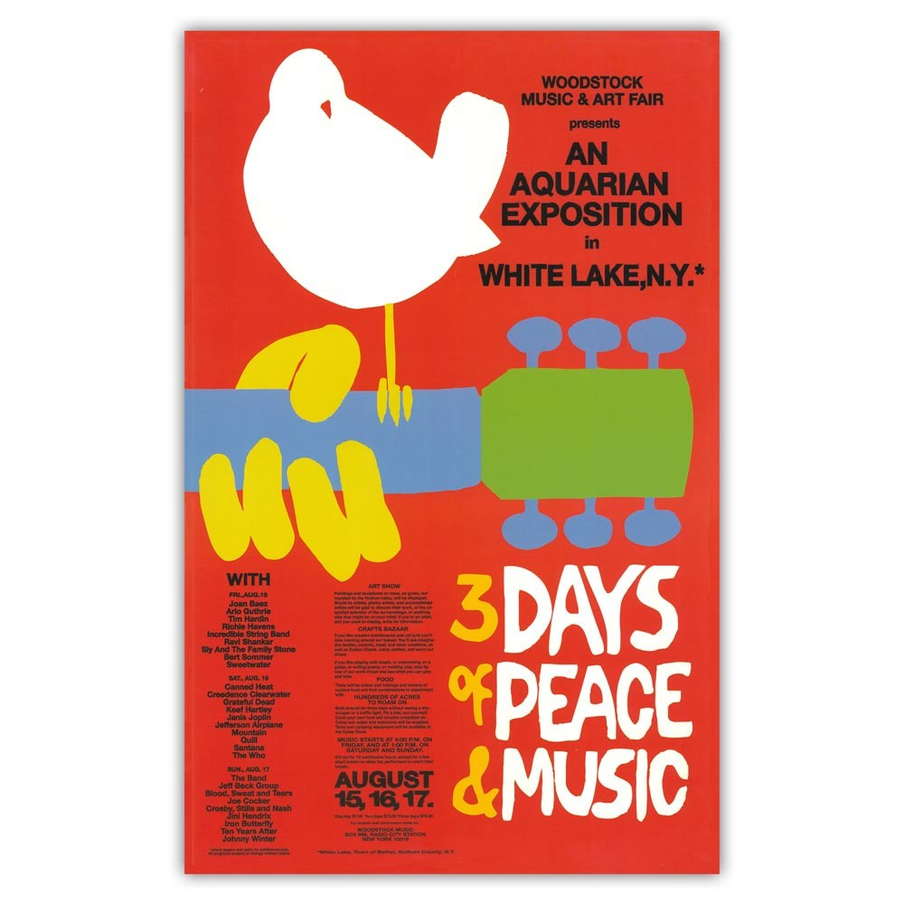 Affiche Woodstock