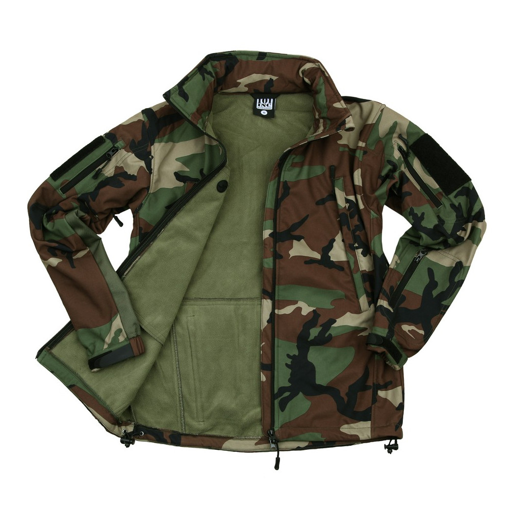 Veste Softshell Tactique 101 INC (woodland)