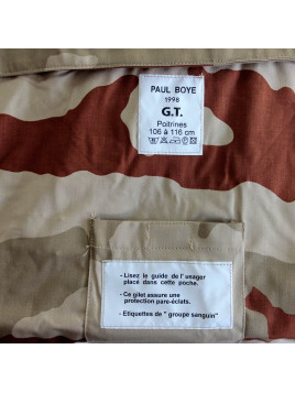 Gilet pare éclats Armée française camouflage DAGUET
