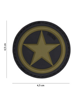 PATCH / ECUSSON 3D PVC SCRATCH DEFENSE ARMEE DE TERRE FRANCE MARRON -  Ecussons - Patch Airsoft (5436975)