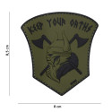 Patch 3D PVC Vicking "Keep your Orths" (vert)