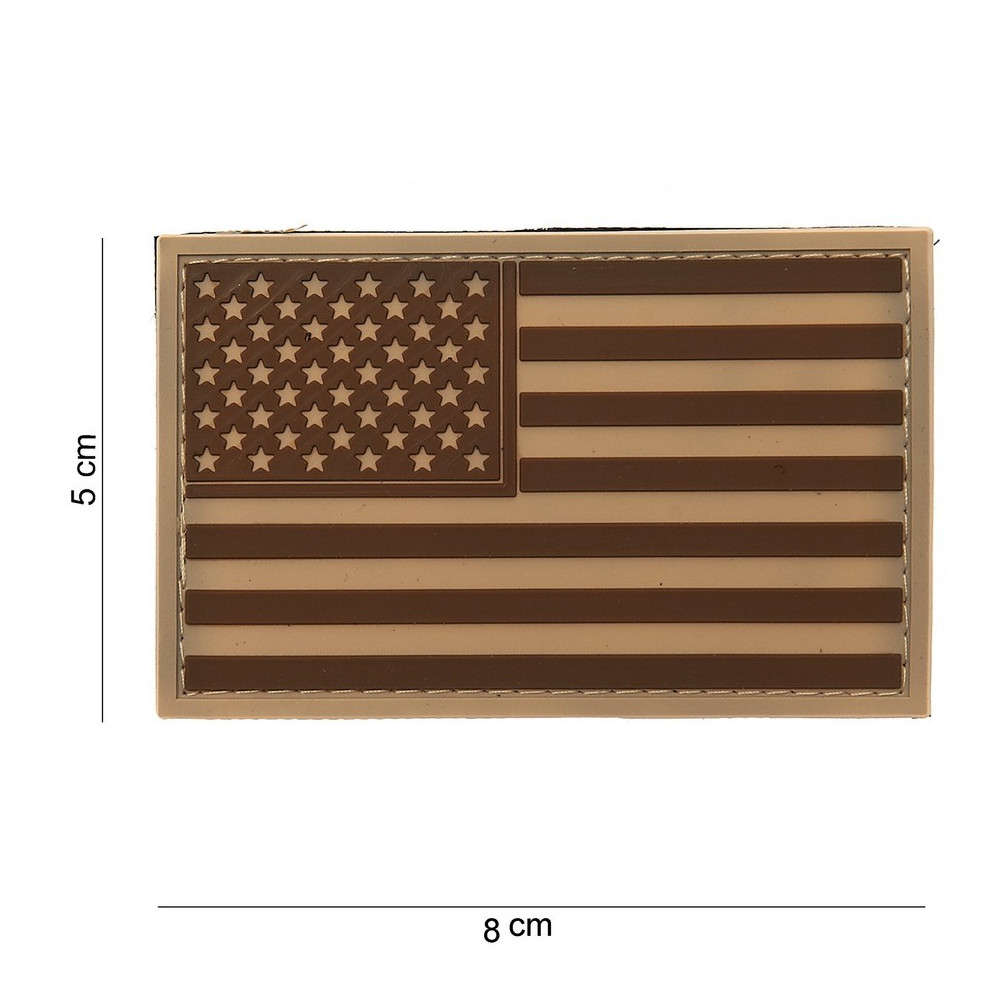 Patch 3D PVC USA (désert)