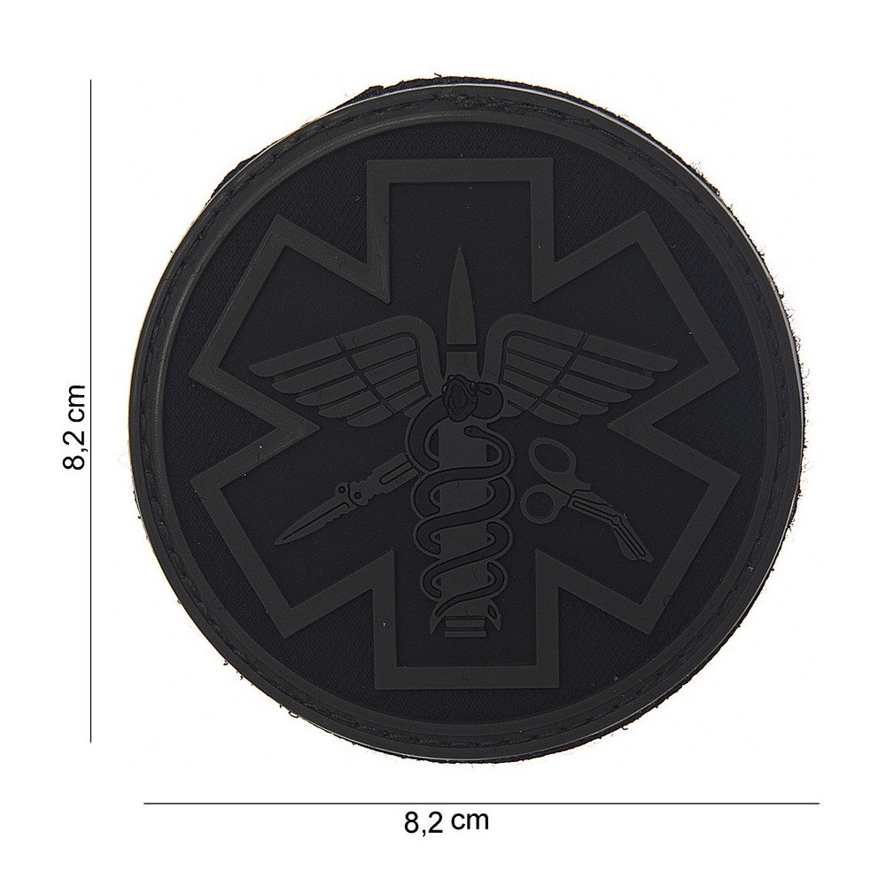 Patch 3D PVC Para Medic (noir)