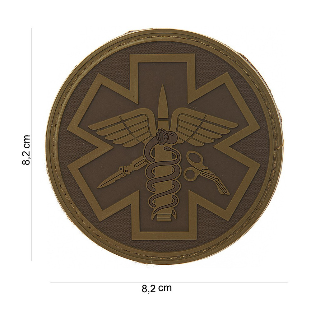 Patch 3D PVC Para Medic (coyote) Patch 3D PVC Para Medic (coyote)