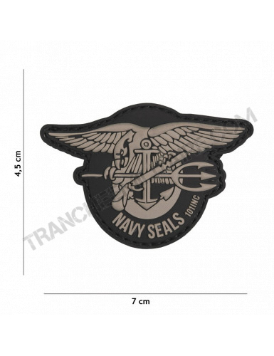 Patch 3D PVC Navy Seals (gris)