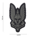 Patch 3D PVC Spartiate (noir)