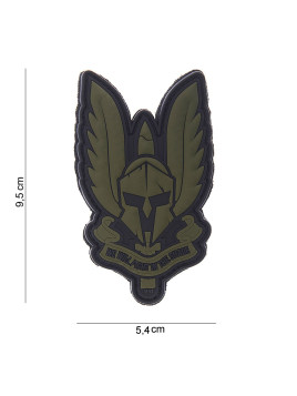 Patch 3D PVC Spartan vert