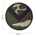 Patch 3D PVC bouclier Spartiate (woodland)