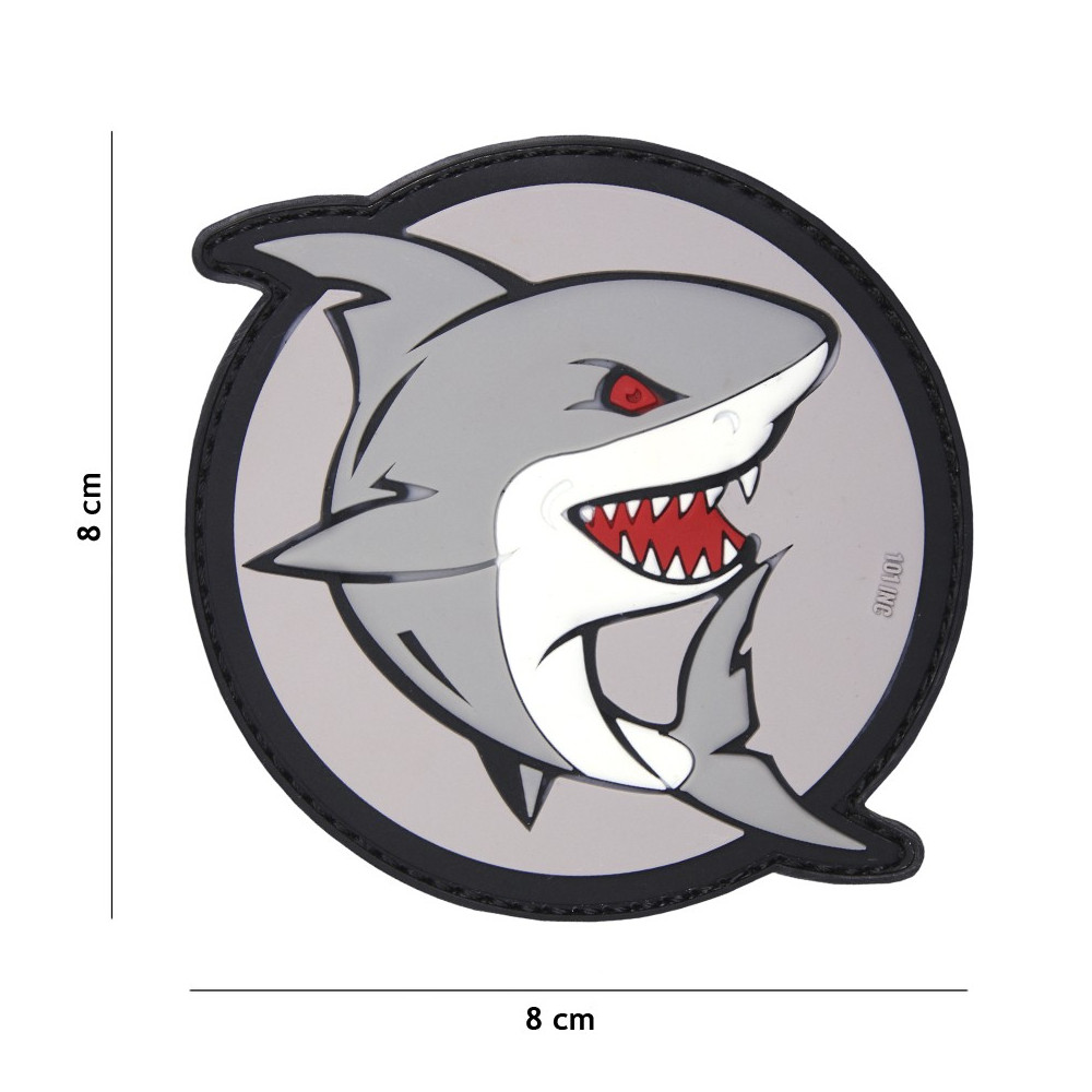 Patch 3D PVC Shark