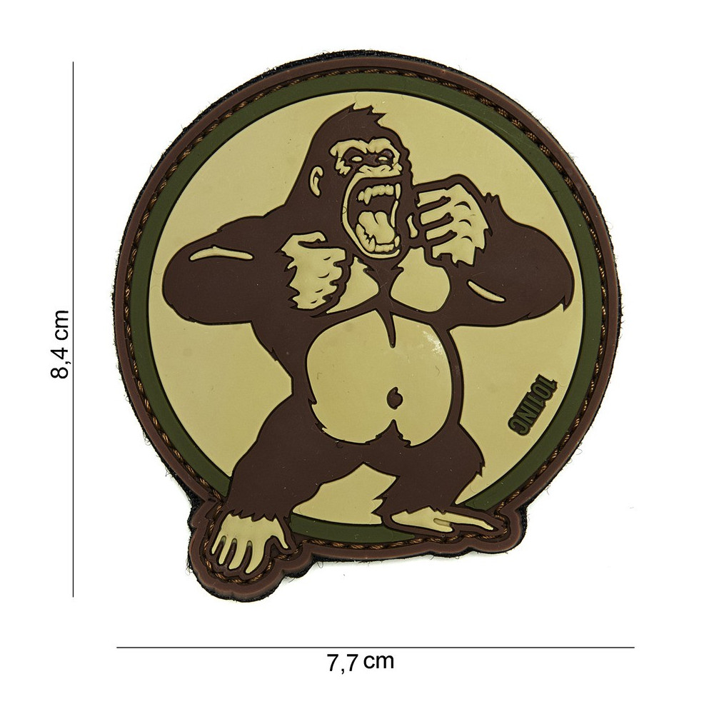 Patch 3D PVC King Kong (sable) Patch 3D PVC King Kong (sable)