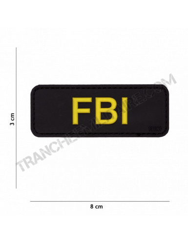 Patch 3D PVC FBI