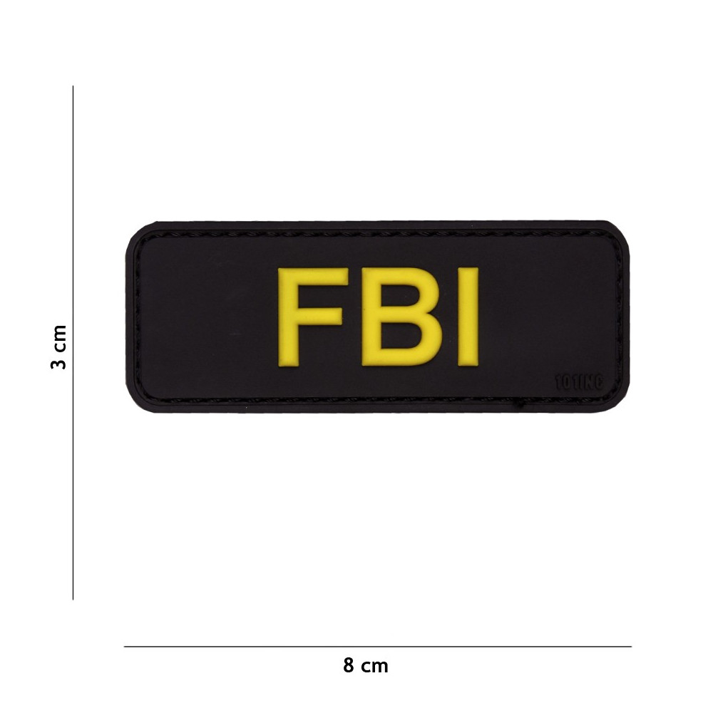 Patch 3D PVC FBI