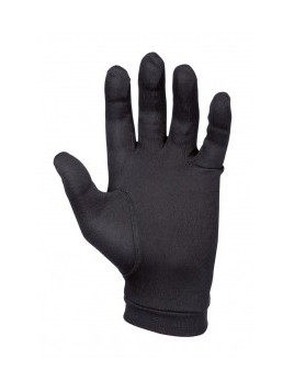 Sous gants soie noir