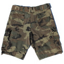 Bermuda style militaire aspect vintage Camouflé (100% coton)