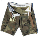 Bermuda style militaire aspect vintage Camouflé (100% coton)