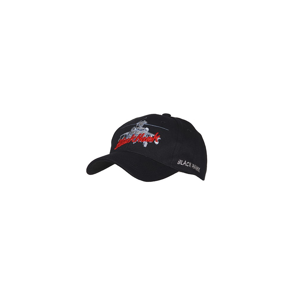 Casquette Baseball brodée Black Hawk