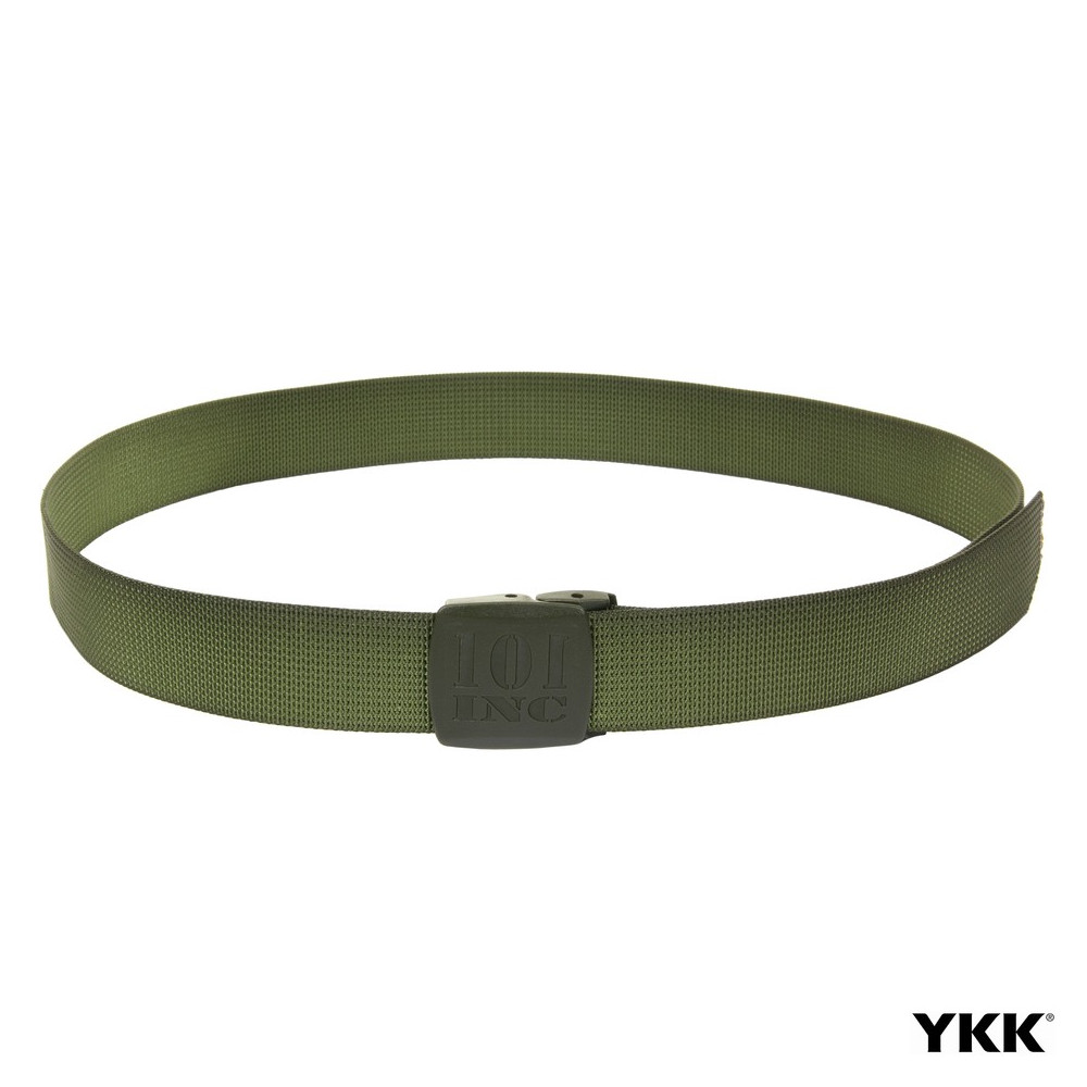 Ceinture en toile 101 Inc avec boucle plastique YKK