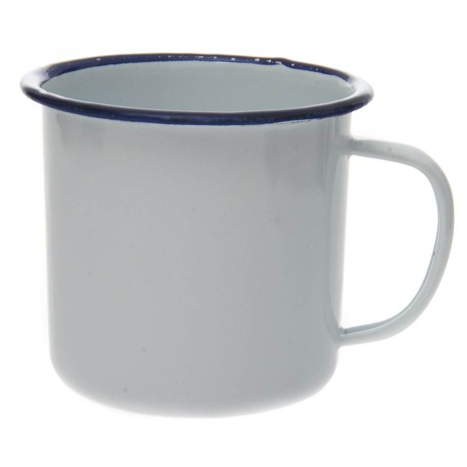 Tasse en émail type western