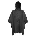 Poncho 100% RIPSTOP (noir)