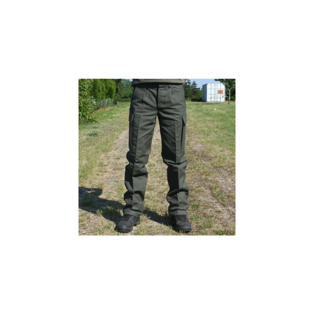 Nouveau Armée Moleskine Pantalon Olive Noir Coton Original Taille 1-15