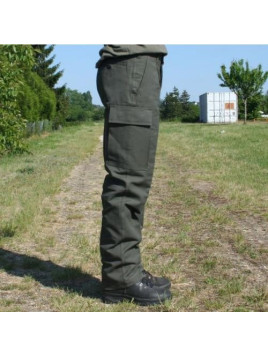 Nouveau Armée Moleskine Pantalon Olive Noir Coton Original Taille 1-15