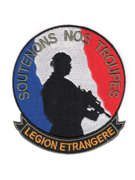 PATCH ECUSSON MILITAIRE TETE DE MORT BERET LEGION SPECIAL FORCE