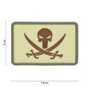 Patch 3D PVC  Punisher pirate (coyote)