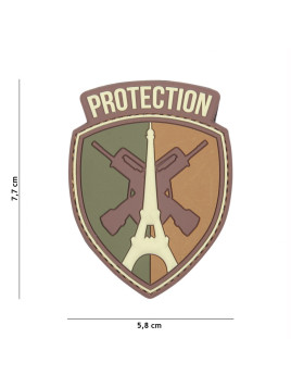 Patch 3D PVC  Protection France (désert)