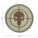 Patch 3D PVC  Punisher cible (coyote)