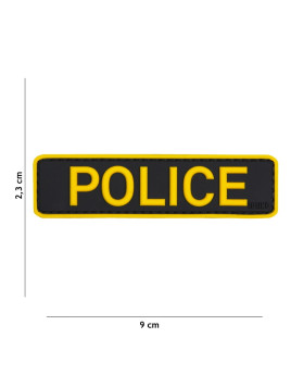 Patch 3D PVC Police HV