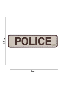 Patch 3D PVC Police BV