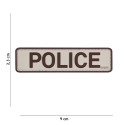 Patch 3D PVC Police BV