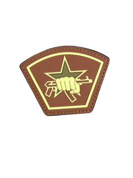 Patch 3D Etoile russe (marron)