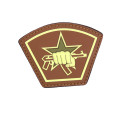 Patch 3D Etoile russe (marron)