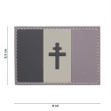 Patch 3D PVC France Libération (gris)