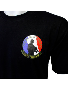 T-shirt  Soutenons nos troupes (Paratrooper Inc.)