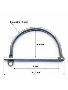 Fermoir pour sac à paquetage