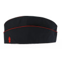 CALOT SAPEUR POMPIER MICROPOREUX GRENADE SOIE ROUGE