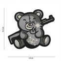 Patch 3D Terror Teddy (gris)