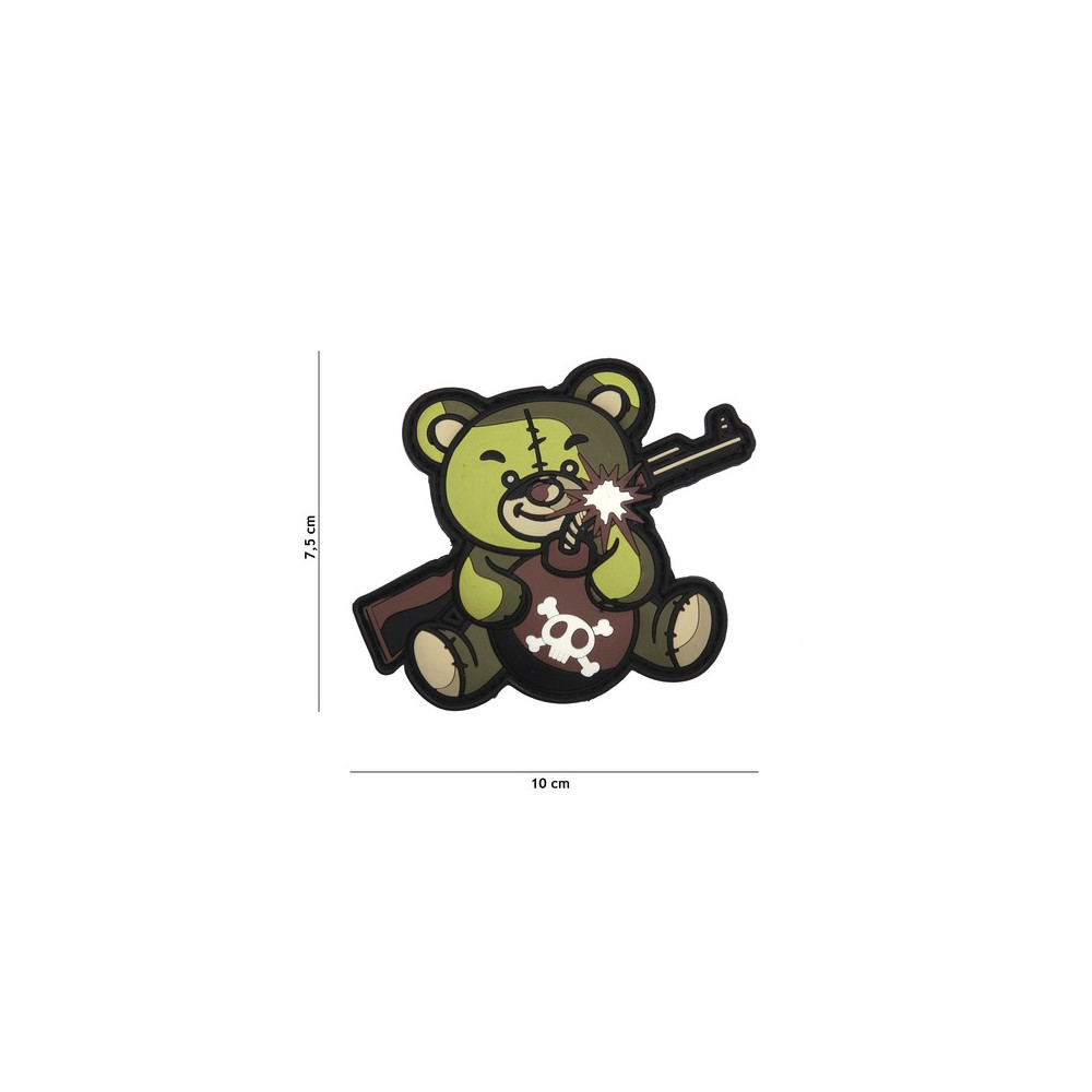 Patch 3D Terror Teddy (vert)