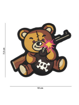 Patch 3D Terror Teddy (marron)